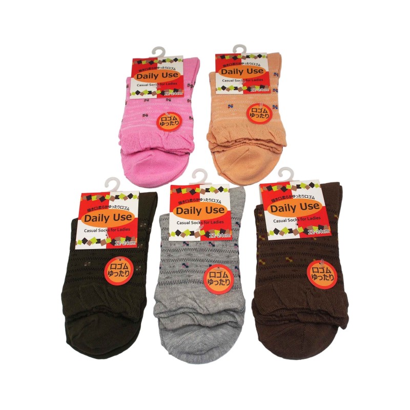 Ladies Socks Casual 22-24cm